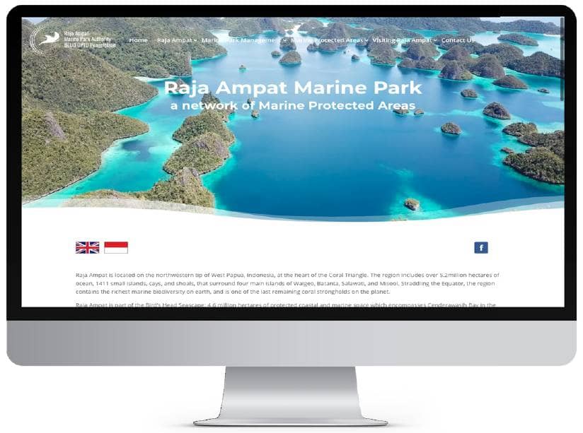 Raja Ampat Marine Park Website